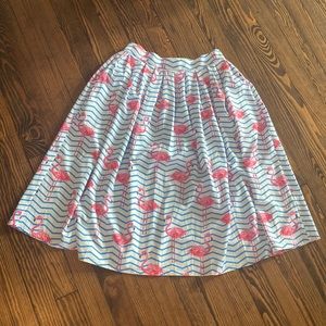 Midi Famingo Skirt